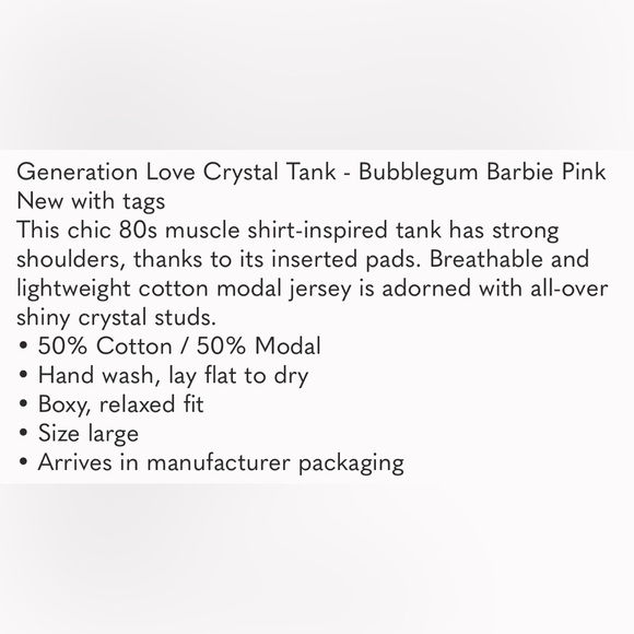 Generation Love Muscle Tank - Picture 4 of 4